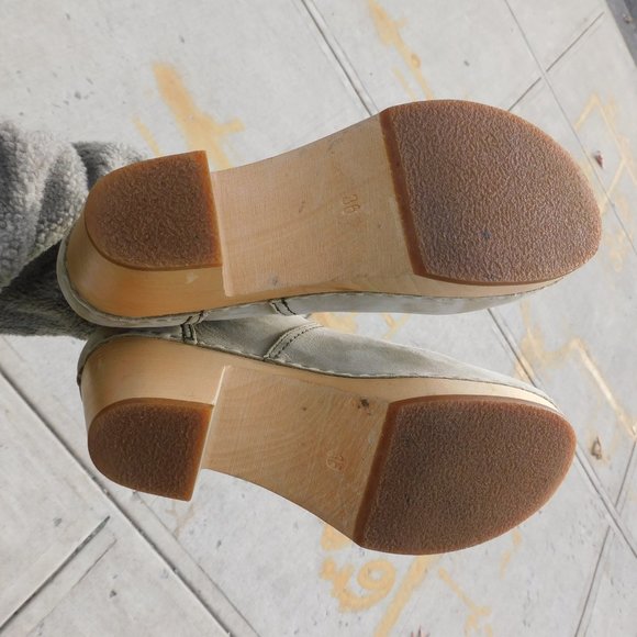 Swedish Hasbeens Zip It Emy Clog Boots - Picture 4 of 6